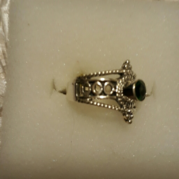 RUSSIAN DIOPSIDE RING - Picture 2 of 3